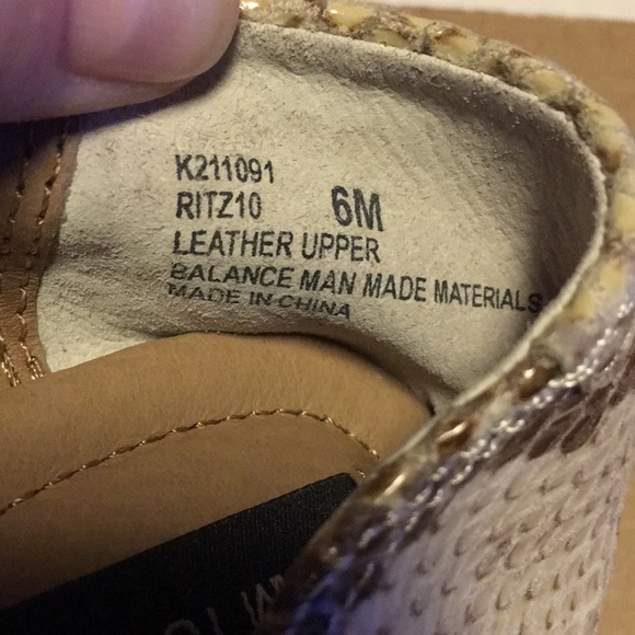 Adam Tucker Ritz Wedge Pump, Snake print Leather - Picture 8 of 8